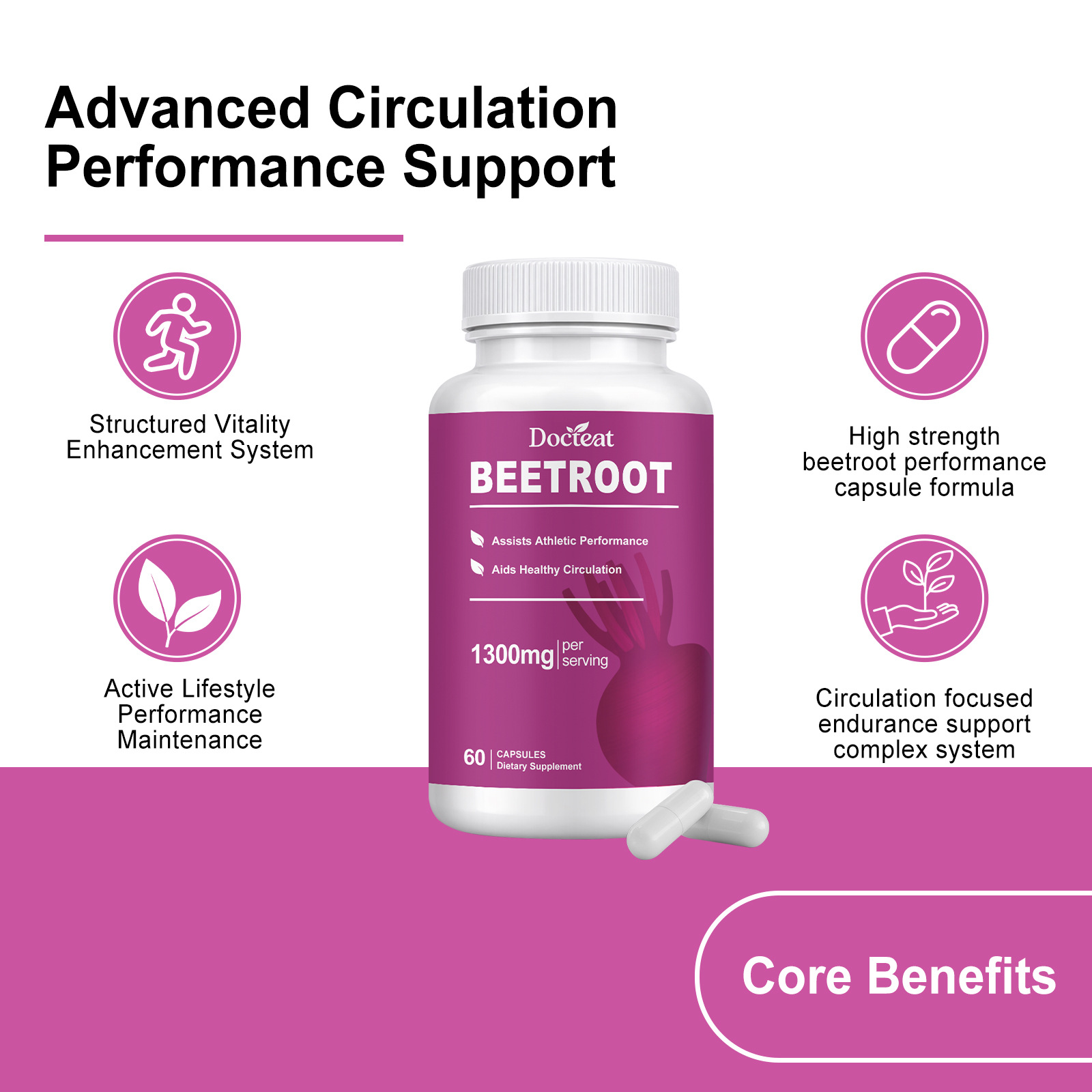 Organic Beetroot Capsules Enha - огляд і ціна Nutrition One Fitness
