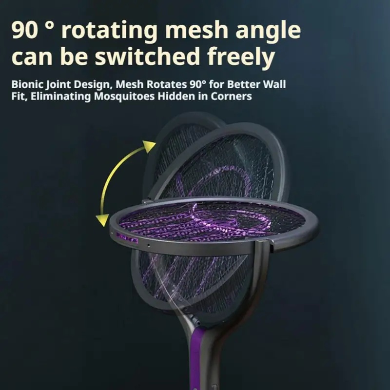 Rotating Head Bug Zapper Racke - огляд і ціна Head Racket Boom