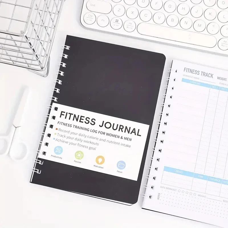 Spiral Notebook Daily Exercise - огляд і ціна Fitness Nutrition Journal