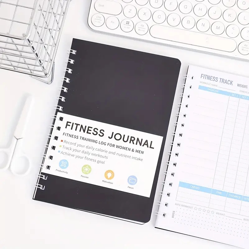 Fitness Journal Notebook Daily - огляд і ціна Fitness Nutrition Journal