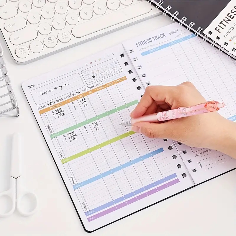 Fitness Journal Notebook Daily - огляд і ціна Fitness Nutrition Journal