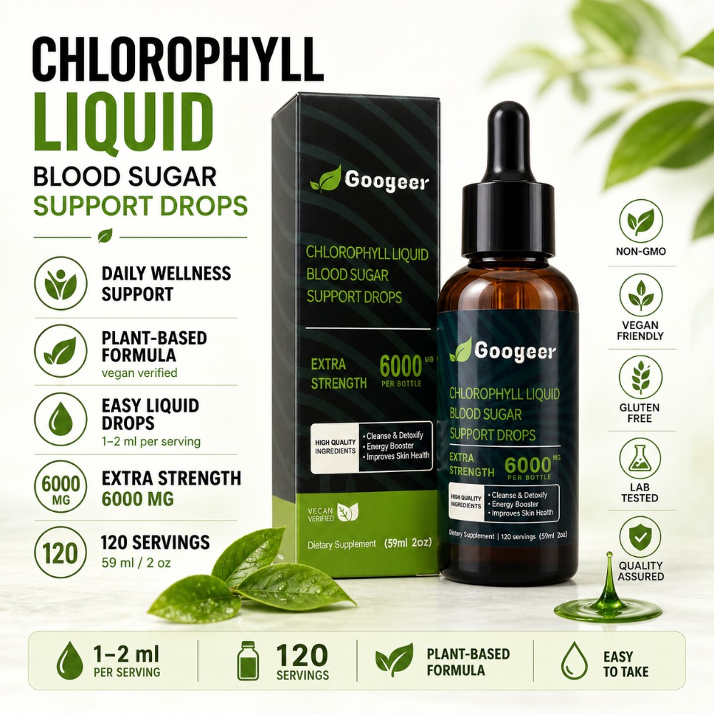 Googeer Chlorophyll Liquid Dro - огляд і ціна L-Carnitine Liquid
