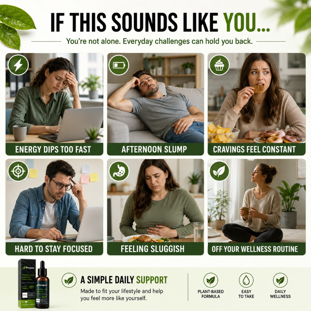 Googeer Chlorophyll Liquid Dro - огляд і ціна L-Carnitine Liquid
